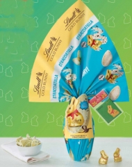 LINDT UOVO T.23,00 GR.240 BUNNY B.CO STRACCIATELLA